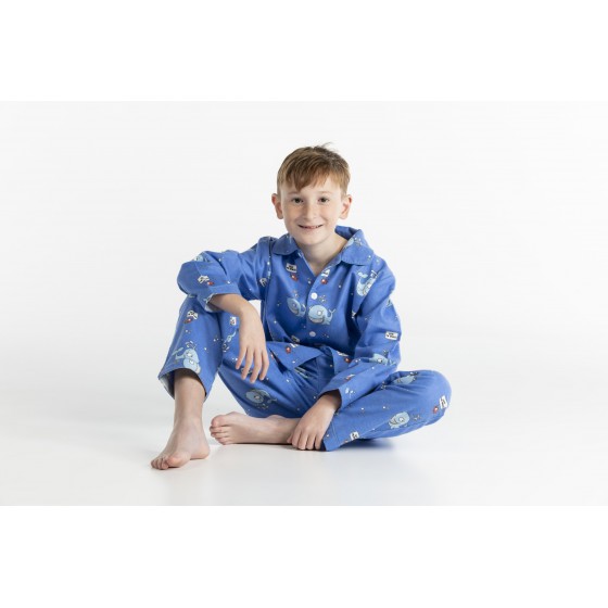 PYJAMA Hiver flanelle enfant BALEINE