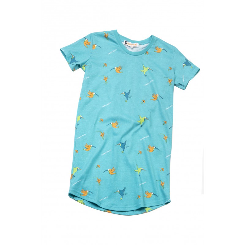 Maxi t-shirt voor vrouwen HIBOU. CHUT !