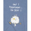 Maxi t-shirt voor vrouwen HIBOU. CHUT !