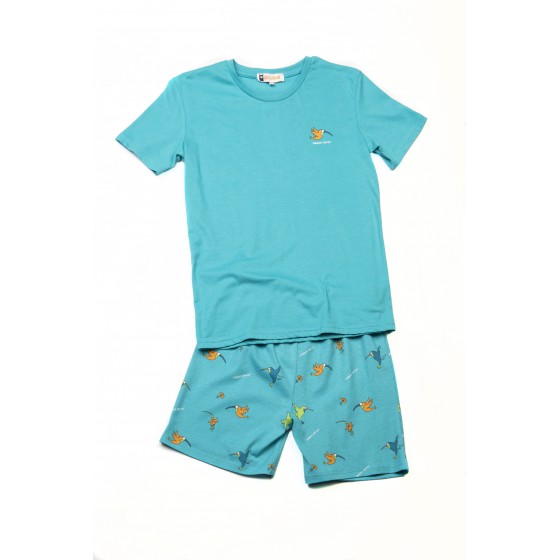 PYJAMA enfant court COLIBRI BLEU