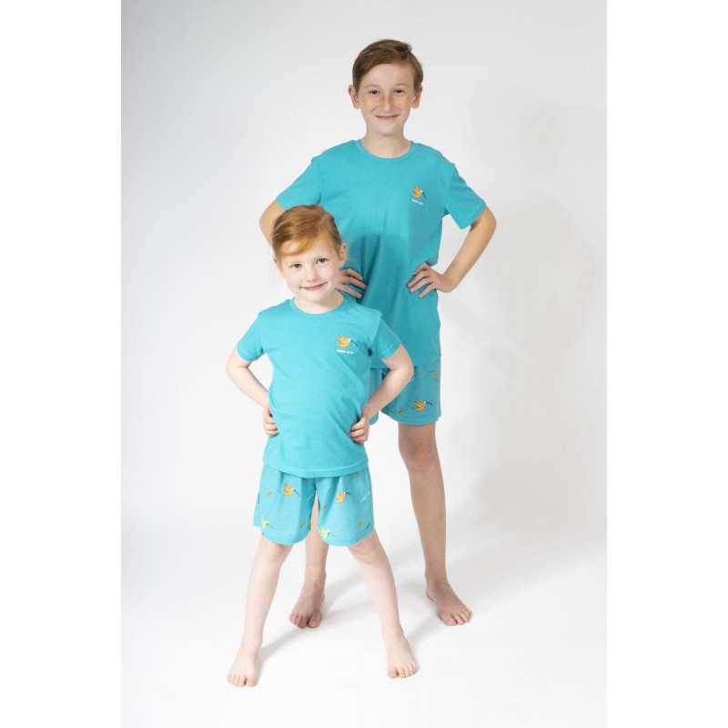 Pyjashort voor kinderen COLIBRI BLEU