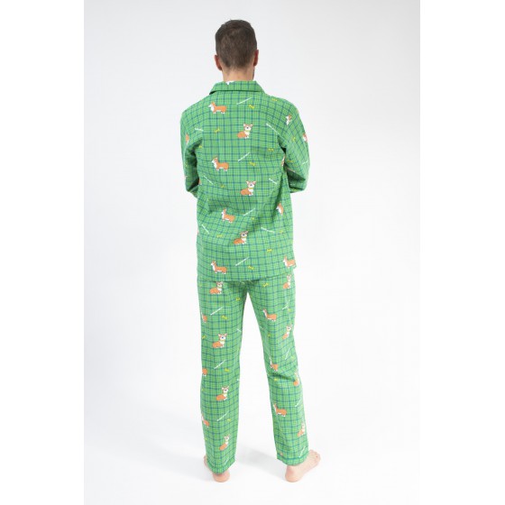 PYJAMA hiver homme CORGI vert