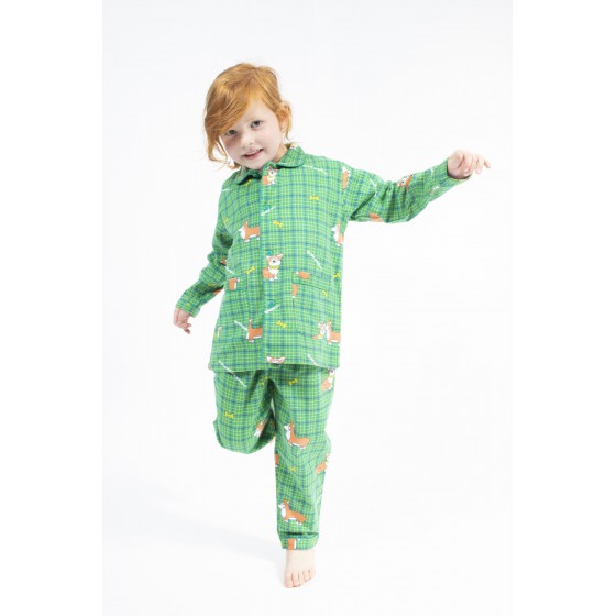 PYJAMA voor kinderen CORGI groen