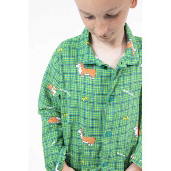 PYJAMA voor kinderen CORGI groen