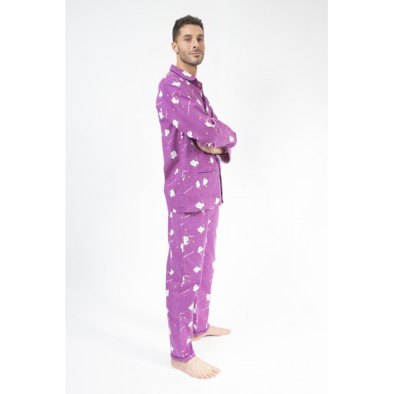 PYJAMA hiver homme UN AMOUR DE CHAT