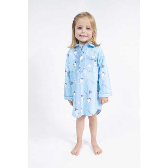 Chemise de nuit hiver fille UNE PETITE BALADE