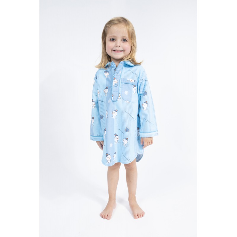 Chemise de nuit hiver fille UNE PETITE BALADE