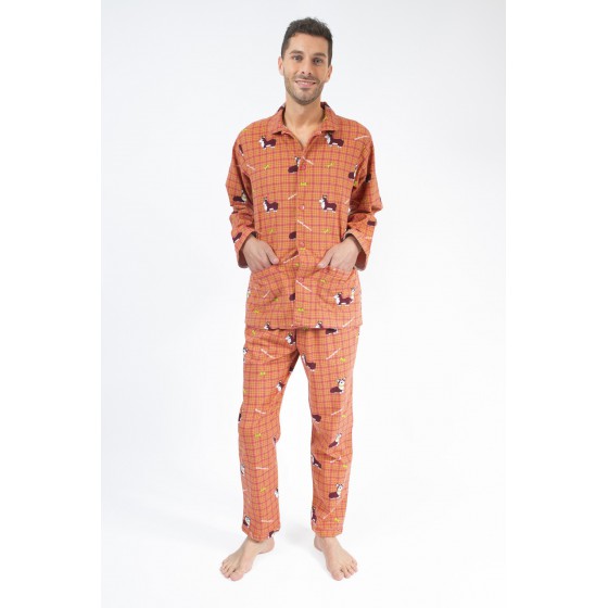 PYJAMA hiver homme CORGI rouge