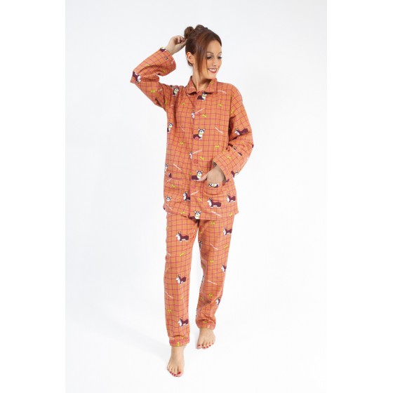 PYJAMA voor vrouwen CORGI rood