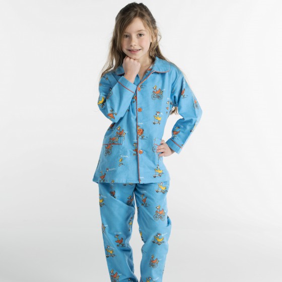 PYJAMA Hiver flanelle enfant POULE