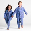 Lange flanellen pyjama voor kinderen PINGUINS