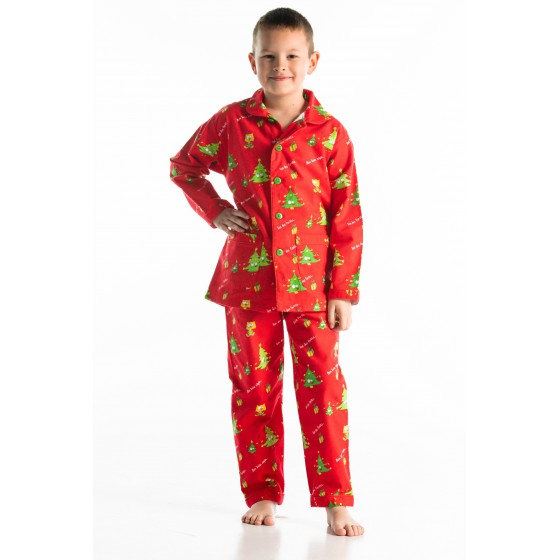 WINTERPYJAMA in flannel voor kinderen SAPIN