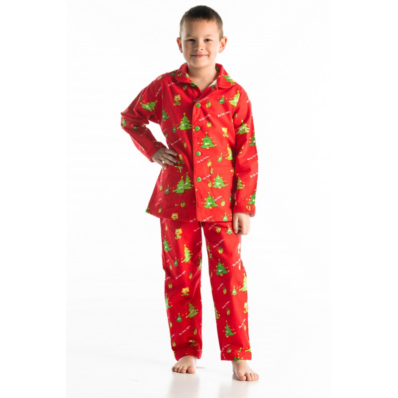 Exclusief waarschijnlijkheid Wat dan ook Winterpyjama flannel 100% katoen voor kinderen voor de kerst