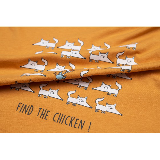 Pyjashort voor jongens en meisjes FIND THE CHICKEN