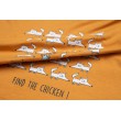 Pyjashort voor jongens en meisjes FIND THE CHICKEN