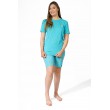 PYJAMA femme court COLIBRI BLEU