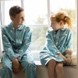 Winter pyjama voor kinderen  HERMINE (Hermelijn)