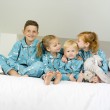 Winter pyjama voor kinderen  HERMINE (Hermelijn)