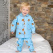 Winter pyjama voor kinderen  L'Adorable homme de neige