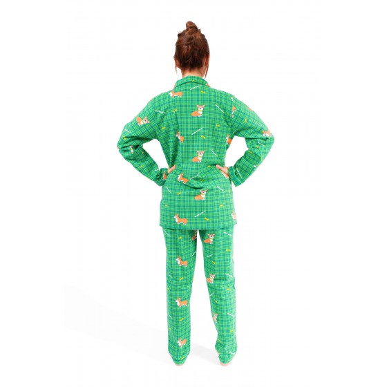 PYJAMA voor vrouwen CORGI groen