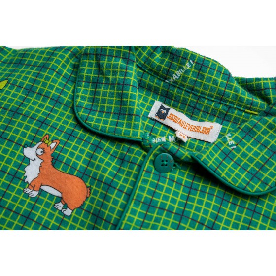 PYJAMA voor vrouwen CORGI groen