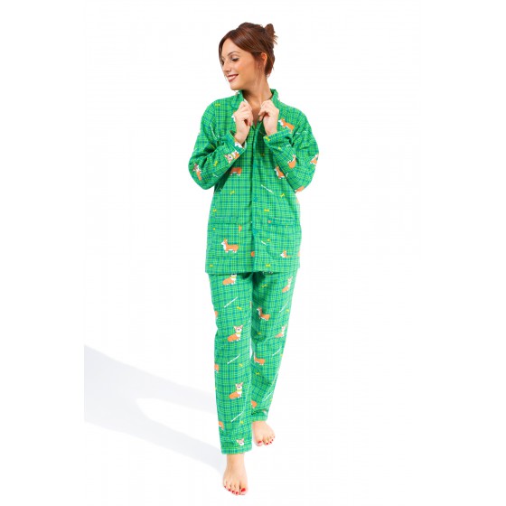 PYJAMA voor vrouwen CORGI groen