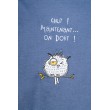 Maxi t-shirt voor meisjes HIBOU. CHUT !