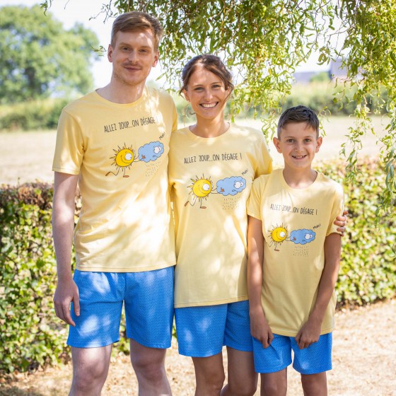 Pyjashort voor vrouwen ZOUP - Plaats voor de zon