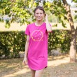 Maxi t-shirt voor dames BEE YOU