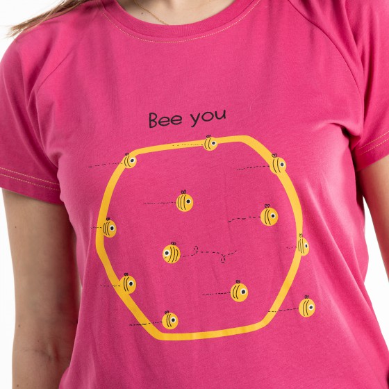 Maxi t-shirt voor dames BEE YOU
