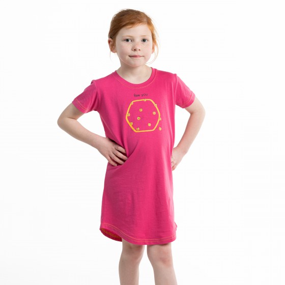 Maxi t-shirt voor meisjes BEE YOU