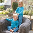 Lange zomerpyjama voor kinderen UN THON + BAS