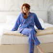 Flanellen pyjama voor vrouwen Coeur Hartjes