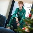Pyjama flanelle enfant Lutins de Noël