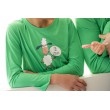 PYJAMA enfant court vert MOUTON