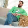 PYJAMA homme long vert MOUTON