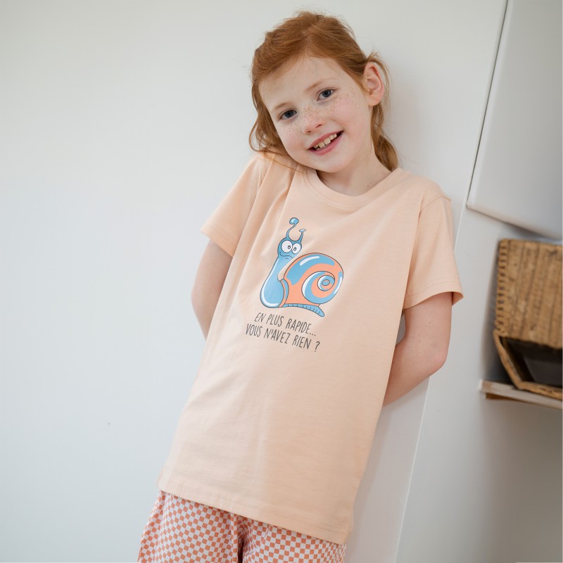 PYJAMA enfant court ESCARGOT