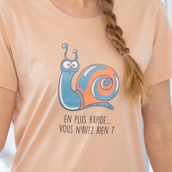 Maxi t-shirt voor meisjes ESCARGOT