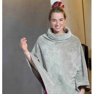 Poncho GRIS PALOMA pour dames