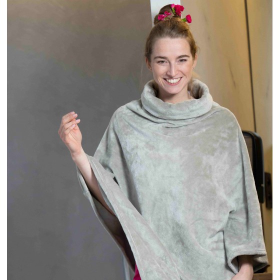 Poncho GRIS PALOMA pour dames