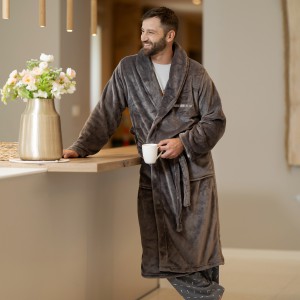 Peignoir homme Gris Foncé