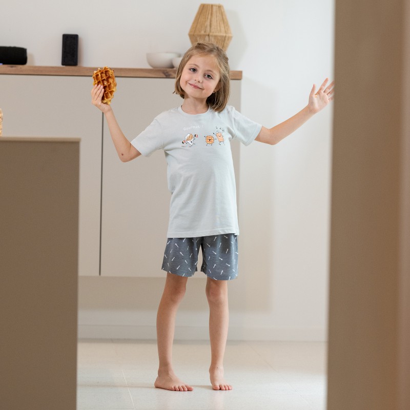 PYJAMA enfant jersey GOURMET court
