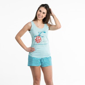PYJAMA femme été shorty REBONDISSEMENTS
