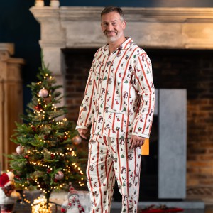 Pyjama flanelle homme Merry Xmas