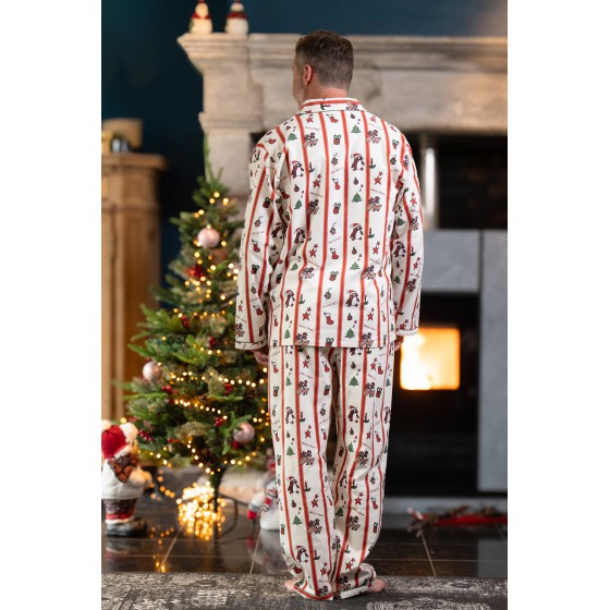 Pyjama flanelle homme Merry Xmas