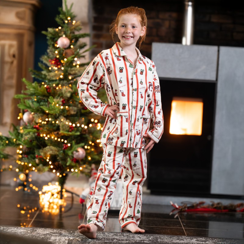 Pyjama flanelle enfant Merry Xmas