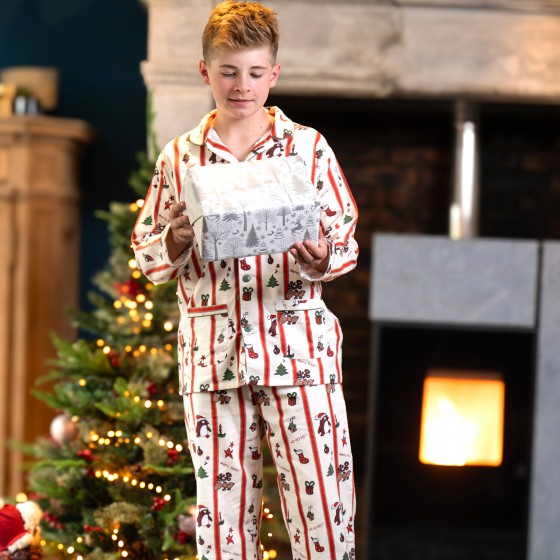 Pyjama flanelle enfant Merry Xmas