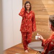Flanellen pyjama voor dames COUP de BAMBOU