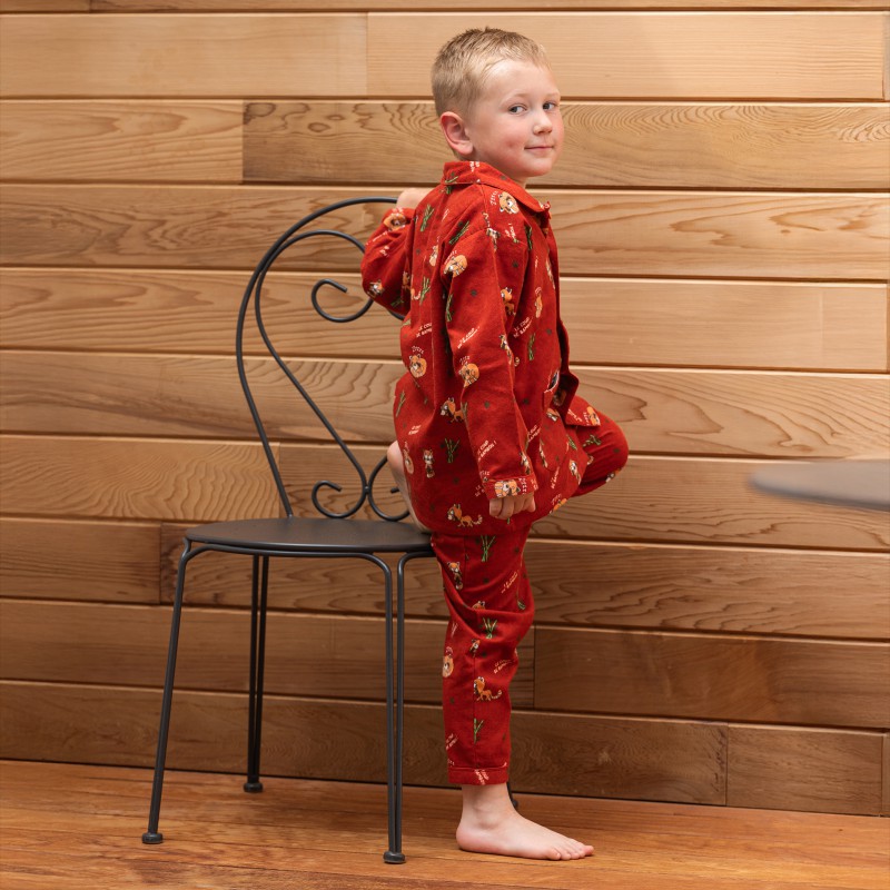 Pyjama flanelle enfant COUP de BAMBOU
