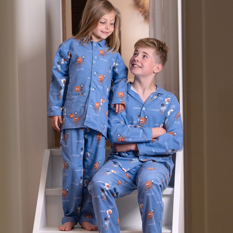 Flanellen pyjama voor kinderen CHALOUPE